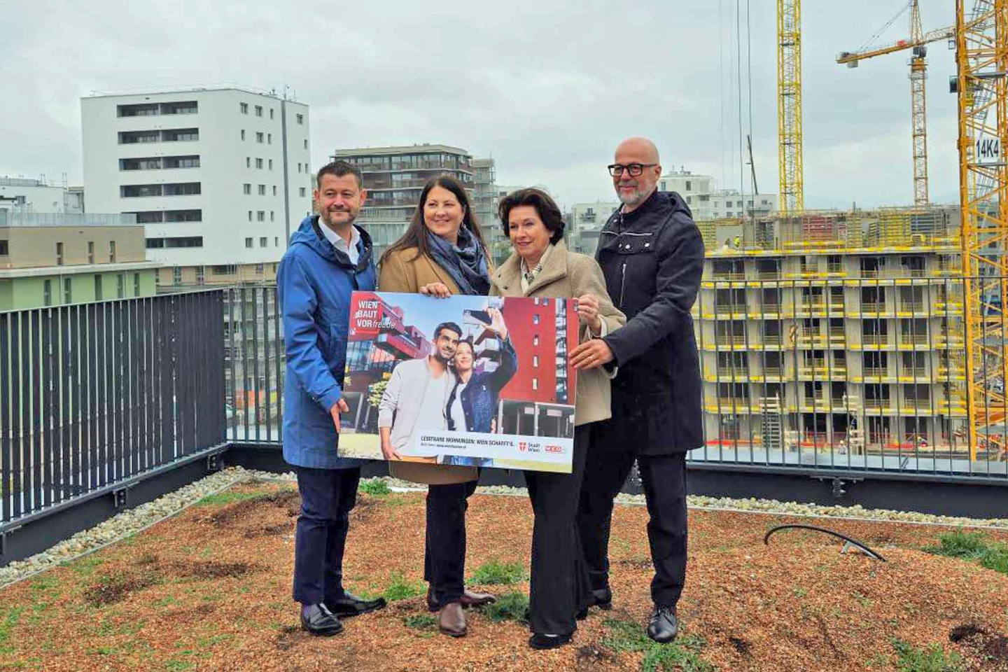 Fototermin im Village im Dritten zur Kampagne 