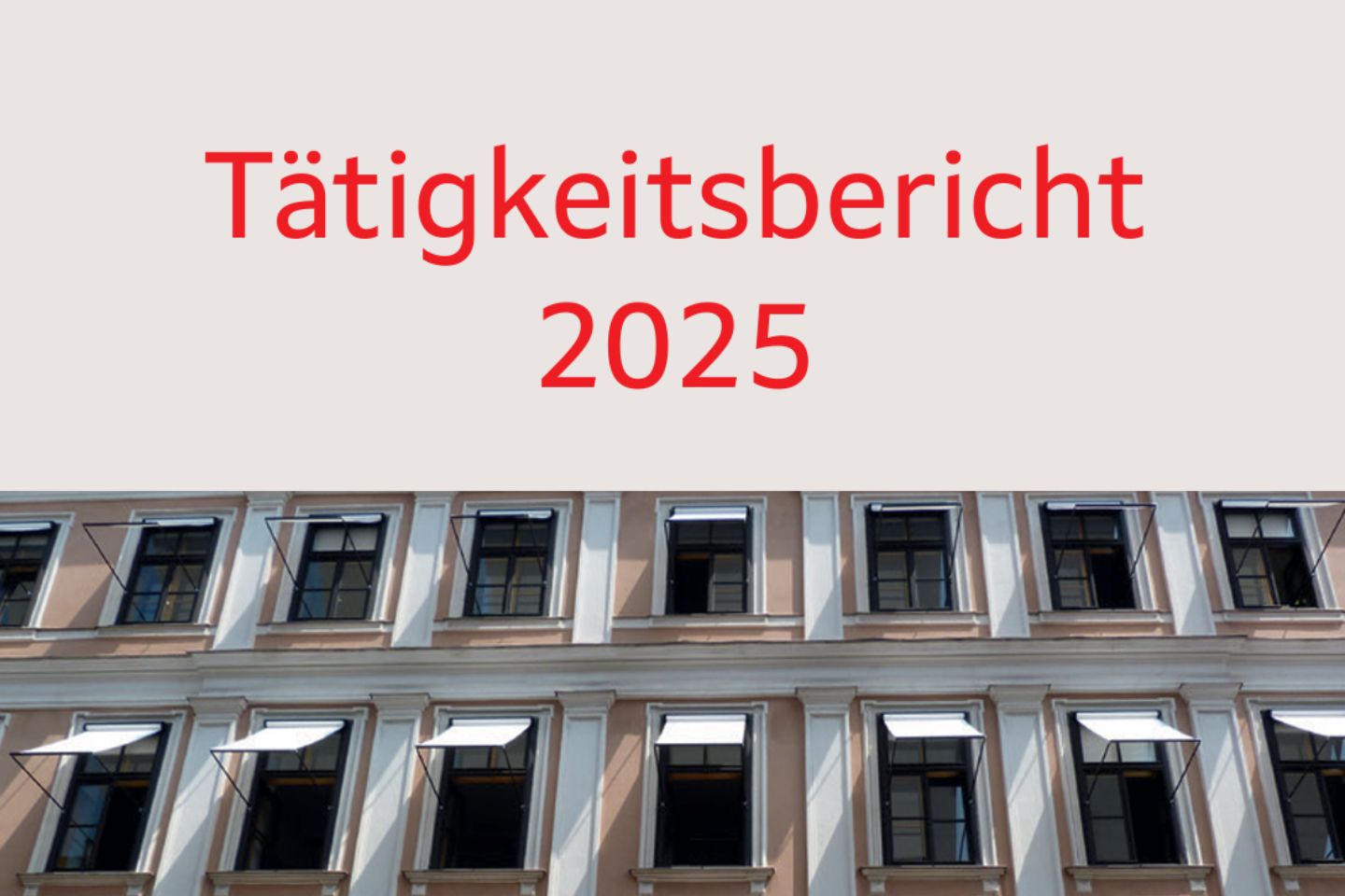 Tätigkeitsbericht 2025