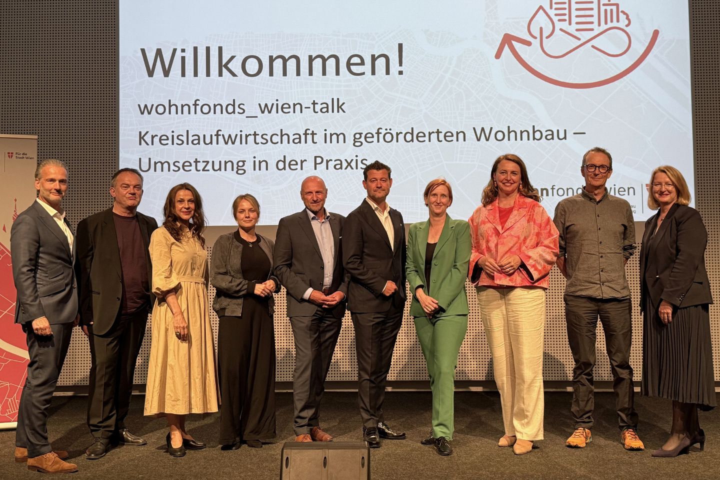 Gruppenfoto vom Abend des talks