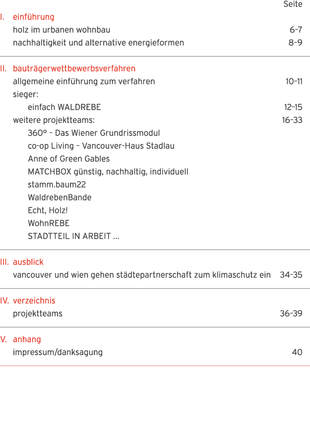  Seite I  einf hrung holz im urbanen wohnbau 6 7 nachhaltigkeit und alternative energieformen 8 9 II  bautr gerwettbe   
